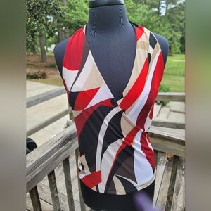 Colorful sleeveless top